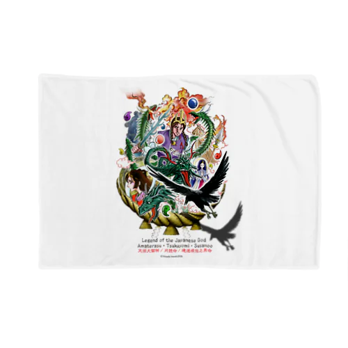 半立体イラスト『古事記～KOJIKI～』Tシャツ Blanket