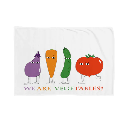 We are vegetables!! ブランケット