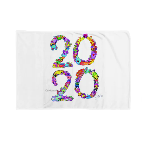 【2020】イラストmoji　colorful ver. Blanket