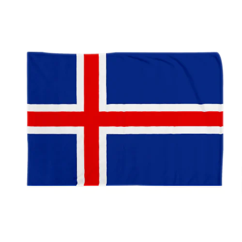 アイスランド 国旗 Iceland flag フラッグ Blanket