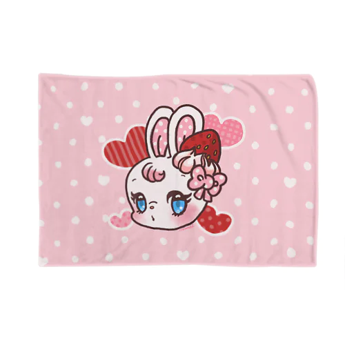 おすましBunny ドット Blanket