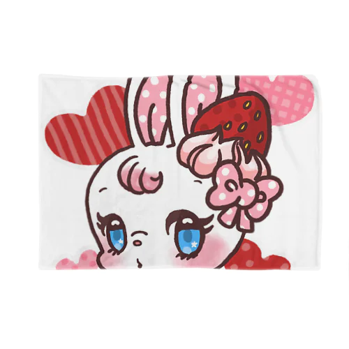 おすましBunny いちご味 Blanket