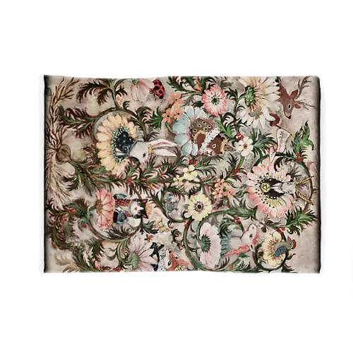 floral alchemy ブランケット　ホワイト Blanket