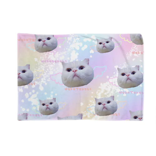 夢カワイイねこ天使（大群） Blanket