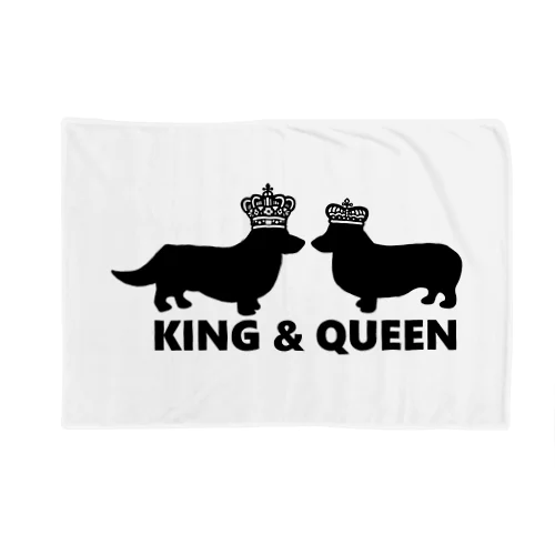 KING ＆ QUEEN （コーギー） Blanket