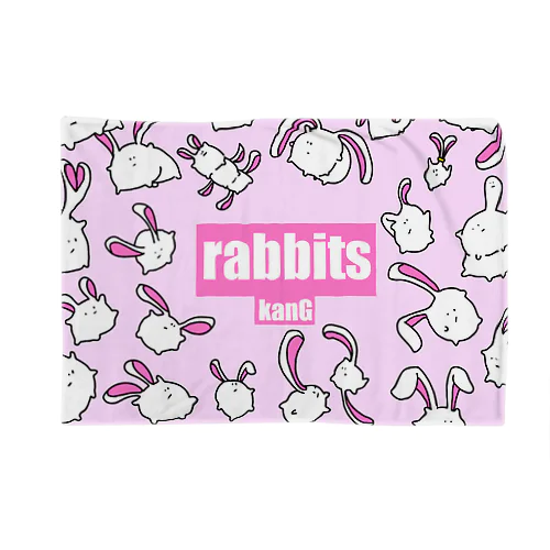 rabbits ブランケット