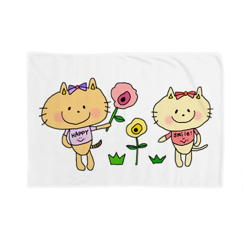 Cat sisters!ネコの姉妹！ Blanket