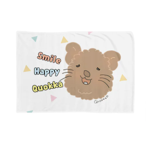 Smile☆Happy☆Quokka 笑顔の動物クオッカ　クアッカワラビー Blanket