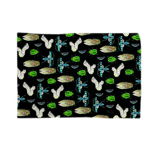 Black chic insects Blanket