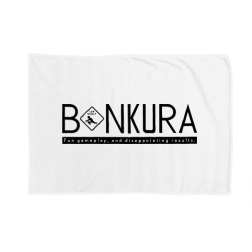 BONKURA TYPO BLK Blanket