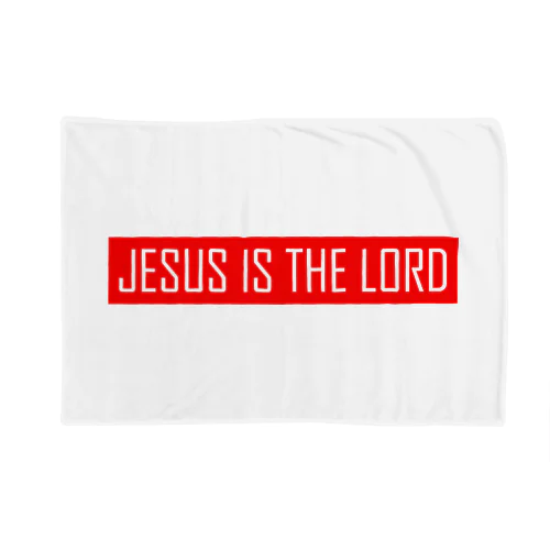 JESUS IS THE LORD （赤） ブランケット