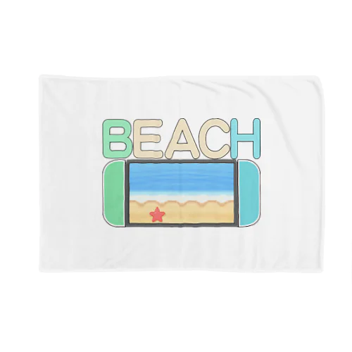 あつ森BEACH 담요