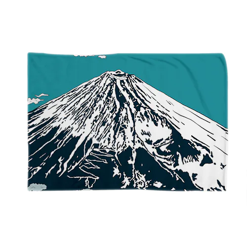 富士は日本一の山 담요