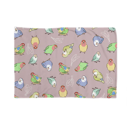 いろいろインコ Blanket