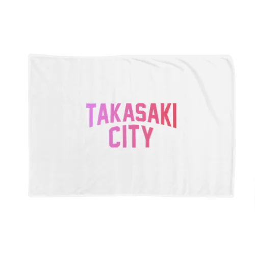 高崎市 TAKASAKI CITY ブランケット