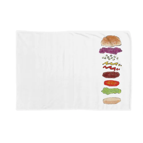 ハンバーガー Blanket
