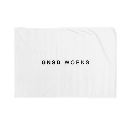 GNSD WORKS ロゴ ブランケット