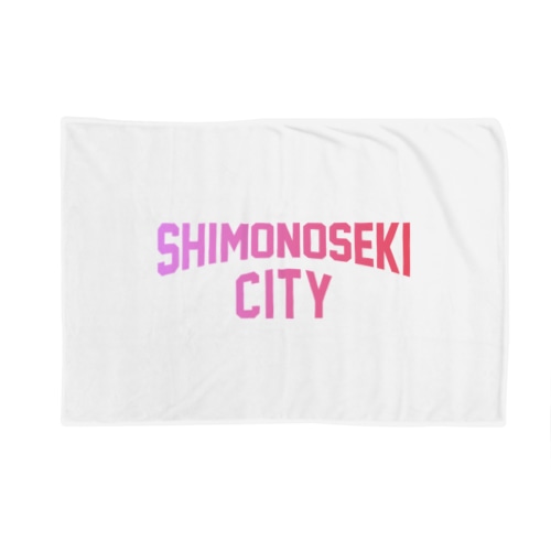 下関市 SHIMONOSEKI CITY Blanket