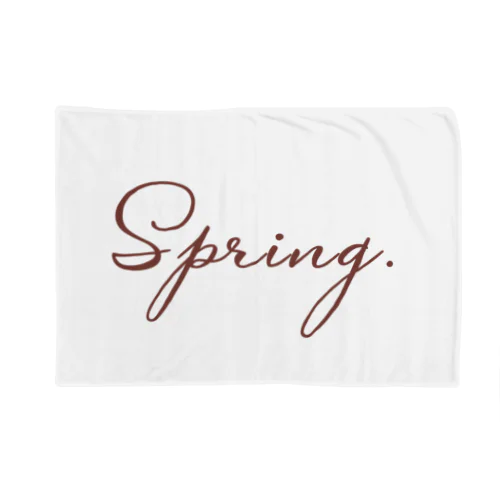 Spring. Blanket