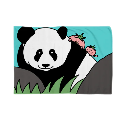 パンダとパー子ともち太 Blanket