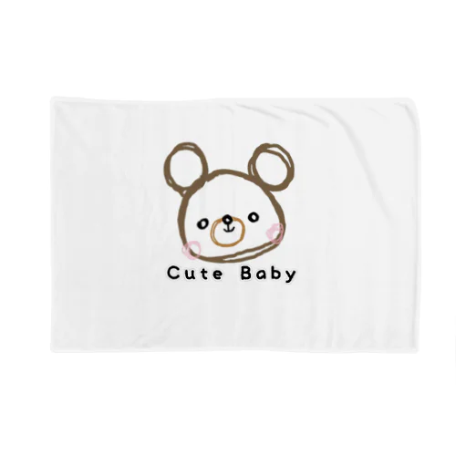 cuteBaby bear Blanket