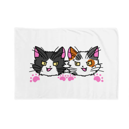 やんちゃなハチワレ君とミケネコ君 Blanket