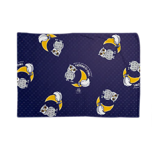 CT72 夜の誘惑 HORNED OWL*F Blanket