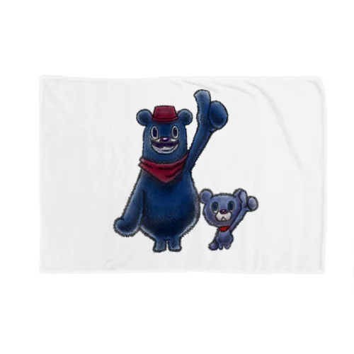 HITCH BEAR & DAD Blanket