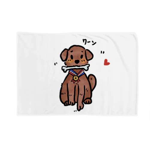 ナンバーワンになれなったワンちゃん Blanket