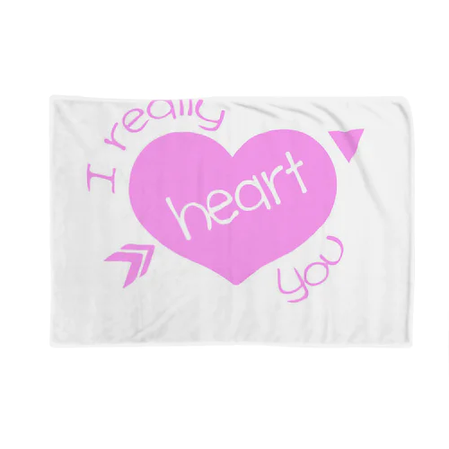 i really heart you デザイン Blanket