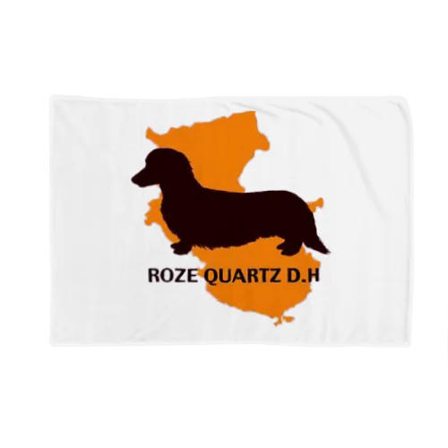 ROSE QUART D.H. dachs hund Blanket