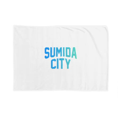 墨田区 SUMIDA CITY ロゴブルー ブランケット