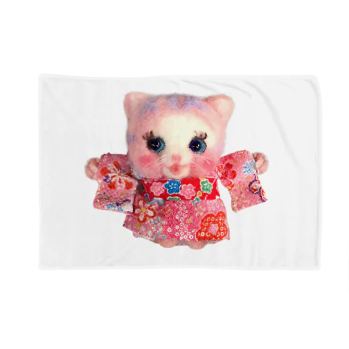 妖精猫キャンディの愛と幸せの魔法🍭💕(着物) Blanket
