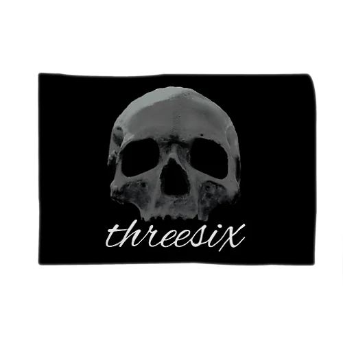 skull logo ブランケット