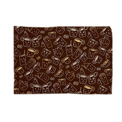 コーヒーイラストのパターン Blanket