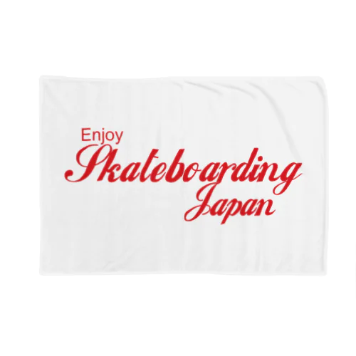 Enjoy Skateboarding Japan Blanket