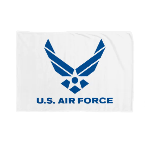 アメリカ空軍-U.S.AIR FORCE-ロゴ ブランケット