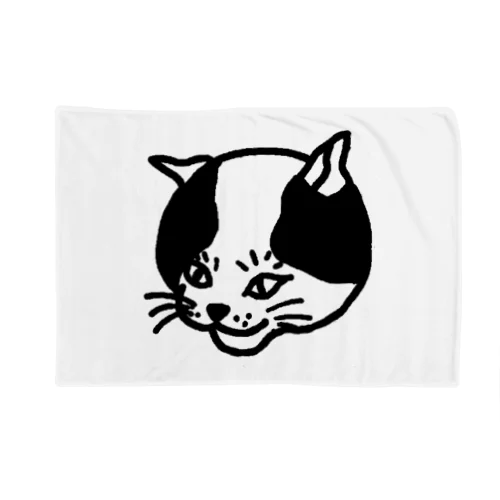 ちょいワルねこ　黒線 Blanket