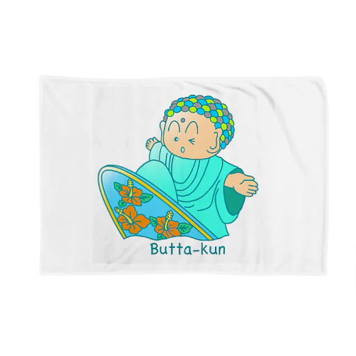 surf Butta-kun(green) Blanket