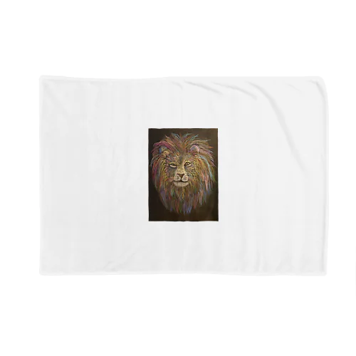 24色ライオン 顔 Blanket