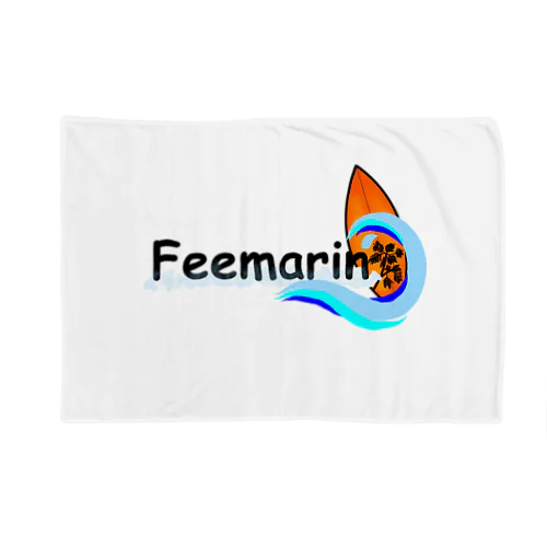 Feemarin（黒ロゴ） Blanket