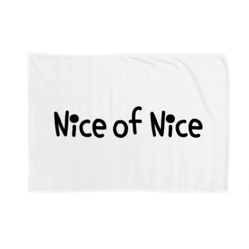 【Nice of Nice】(黒柄) Blanket