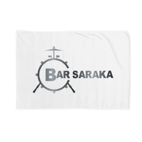 BAR-SARAKA シルバーロゴグッズ ブランケット
