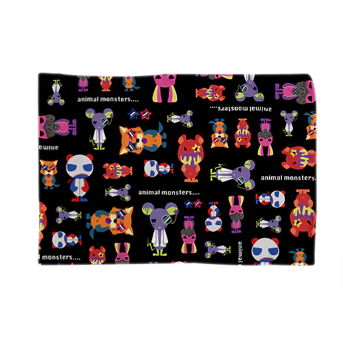 animal monsters...(総柄) Blanket