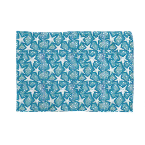 baby blue star Blanket