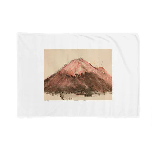 レッド富士山 ブランケット