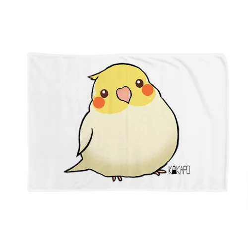 *KAKAPO*のふんわりオカメインコちゃん(るちの) Blanket