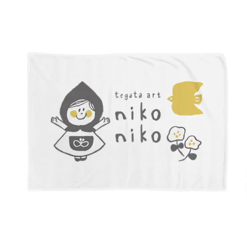 tegata art nikoniko オリジナルグッズ Blanket