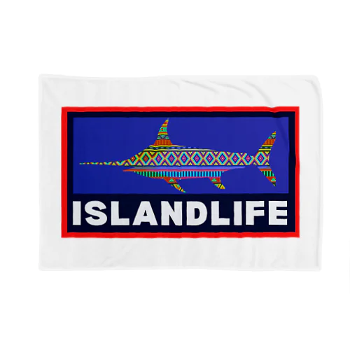 Islandlife　ethnicmarlin Blanket