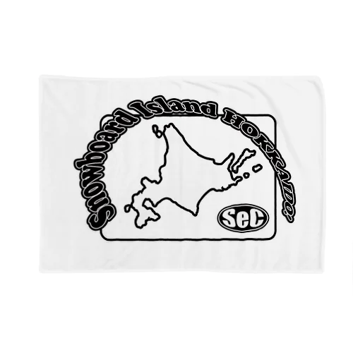 SeC_Snowboard Island HOKKAIDO！ Blanket